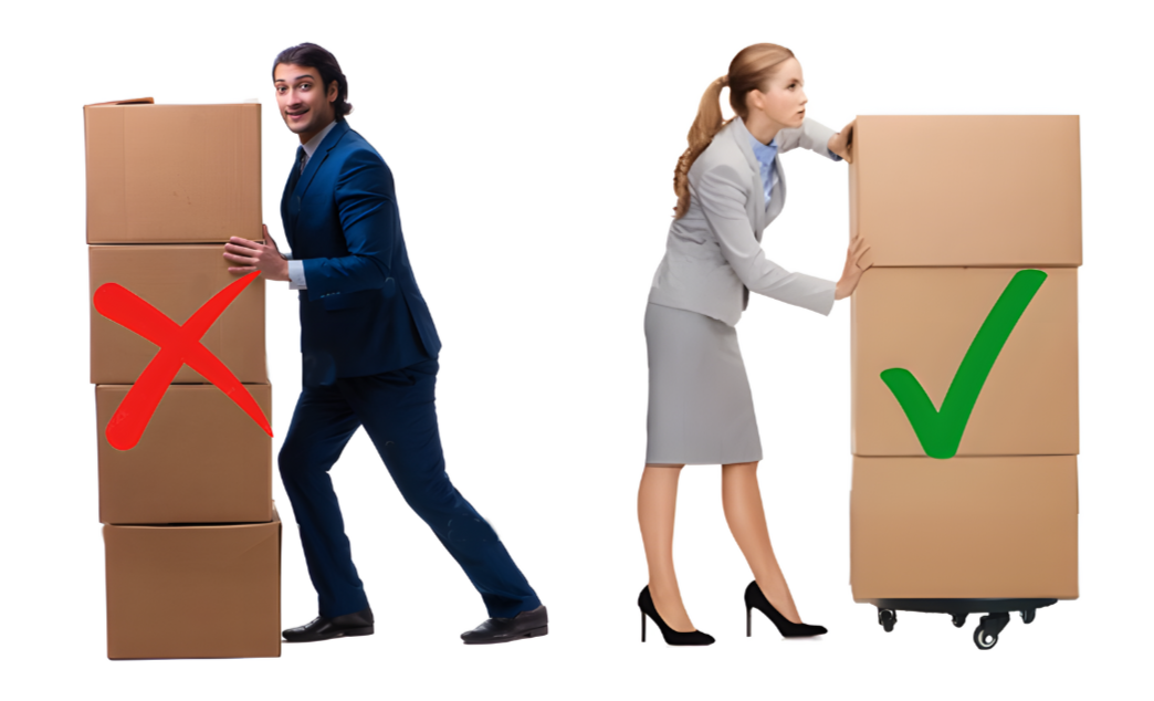 Moves Heavy Items with Ease