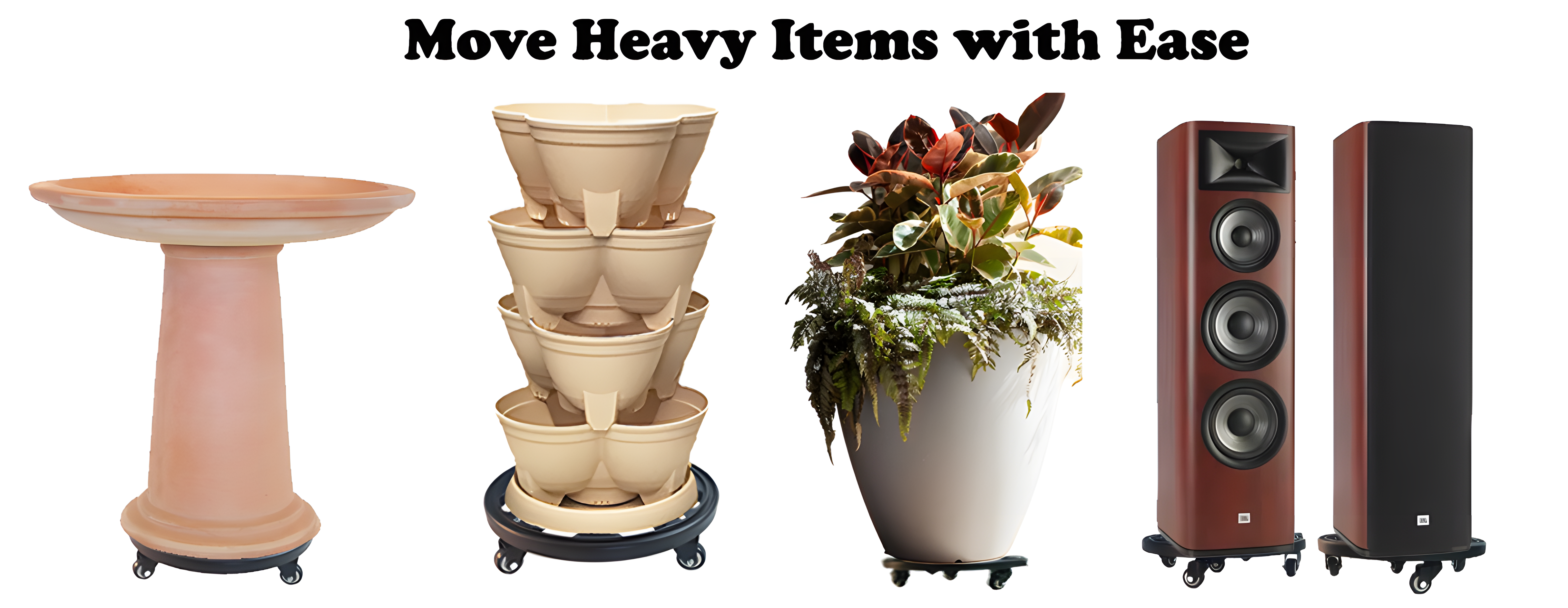 TrolleyBoss Heavy-Duty Planter Trolleys